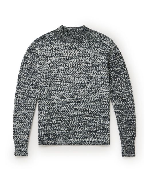 A.P.C. . JW Anderson Noah Space-Dyed Cotton Mock-Neck Sweater
