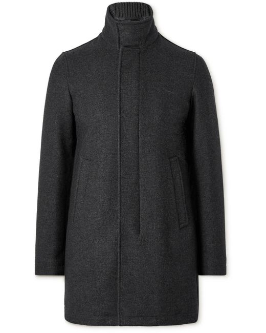 Herno Padded Brushed Wool-Blend Twill Coat