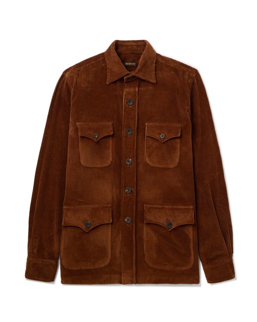 Rubinacci Sahariana Cotton-Corduroy Field Jacket