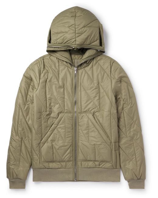Rick Owens DRKSHDW Quilted Shell Hooded Jacket