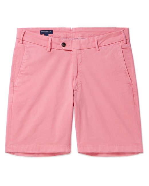 Peter Millar Concorde Garment-Dyed Stretch-Cotton Twill Shorts UK/US 32