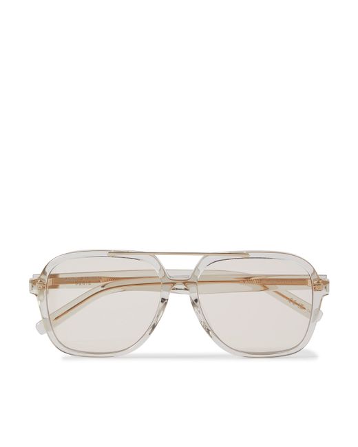 Saint Laurent Aviator-Style Acetate Sunglasses