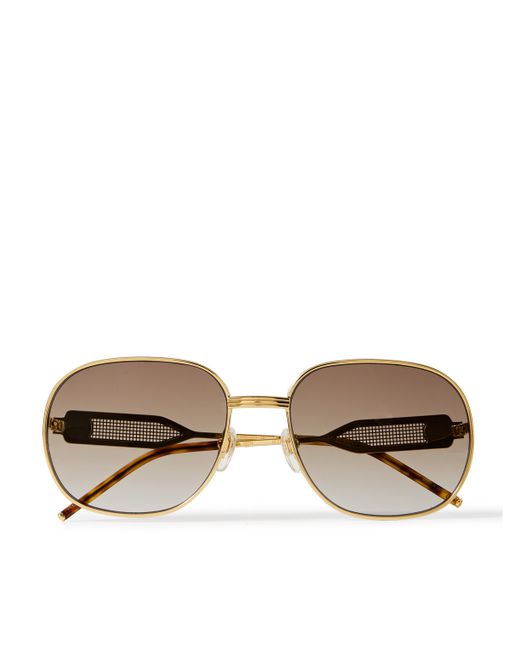 Casablanca Round-Frame and Silver-Tone Sunglasses