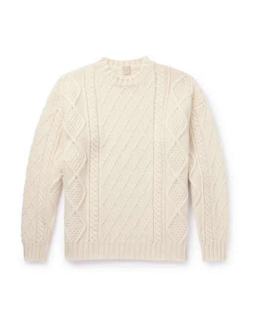 Massimo Alba James Cable-Knit Wool Sweater
