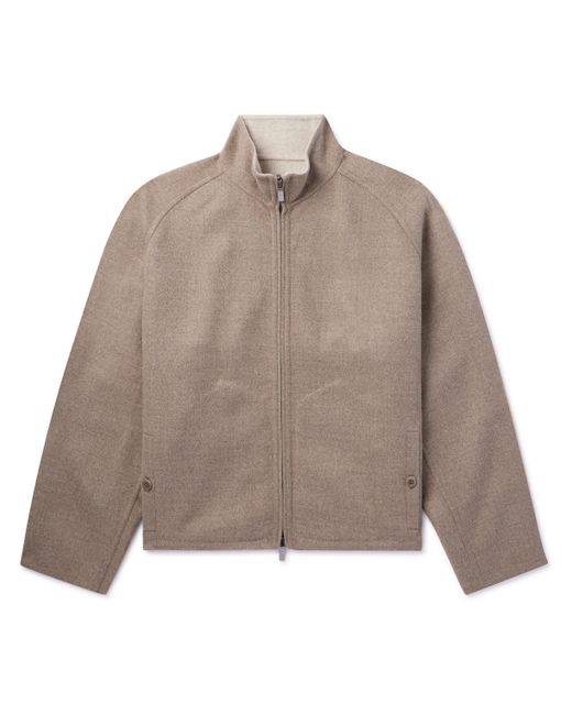 Stòffa Reversible Brushed-Wool Jacket