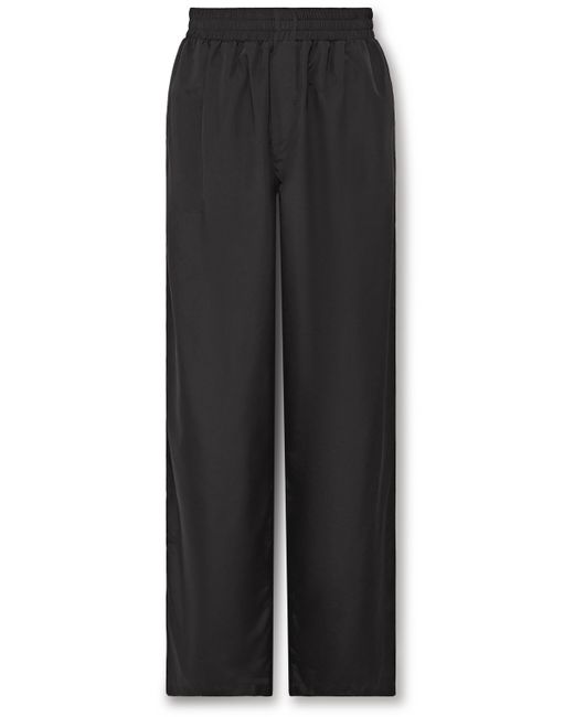 The Row Davide Wide-Leg Shell Trousers