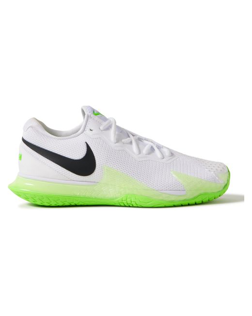 Nike Tennis NikeCourt Zoom Vapor Cage 4 Rafa Rubber-Trimmed Mesh Sneakers