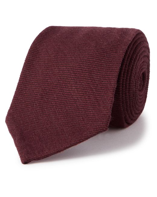 Rubinacci 8cm Silk and Wool-Blend Twill Tie