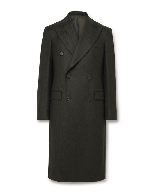 Richard James Double-Breasted Striped Wool-Twill Coat UK/US 38