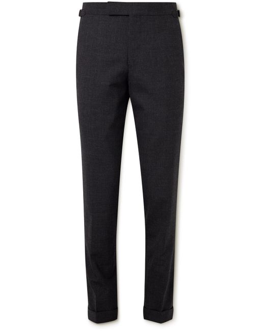 Tom Ford OConnor Slim-Fit Checked Wool Trousers