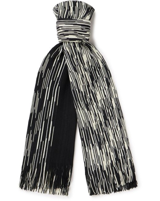 Missoni Fringed Striped Wool Scarf
