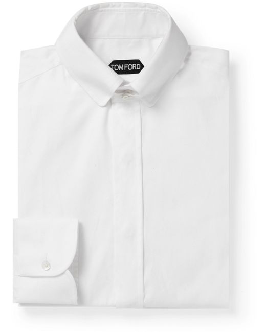 Tom Ford Slim-Fit Cotton-Poplin Shirt