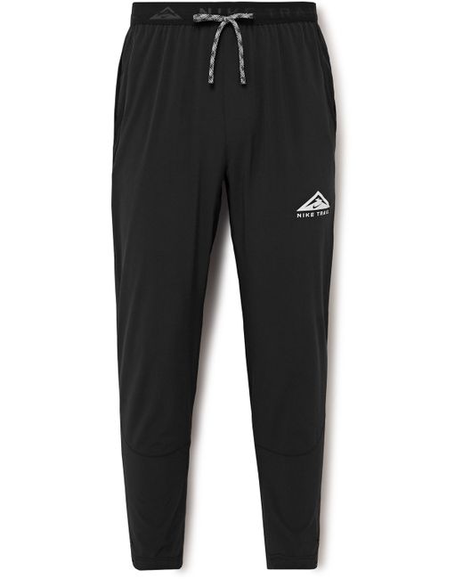 Nike Running Trail Dawn Range Tapered Logo-Print Dri-FIT Track Pants