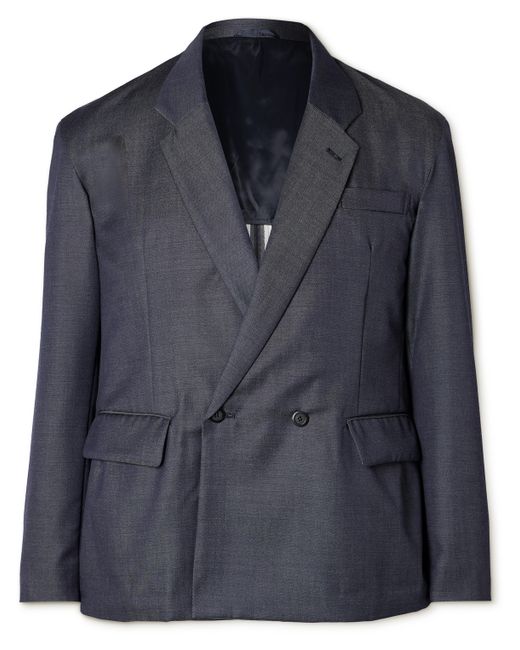 Blue Blue Japan Double-Breasted Wool-Denim Suit Jacket
