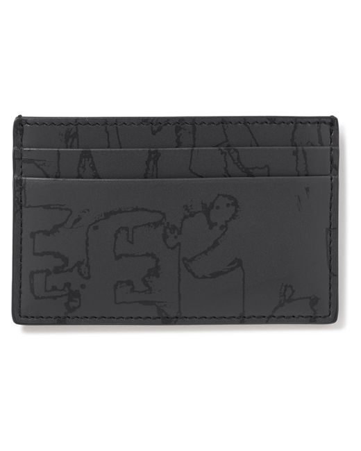 Alexander McQueen Printed Leather Cardholder