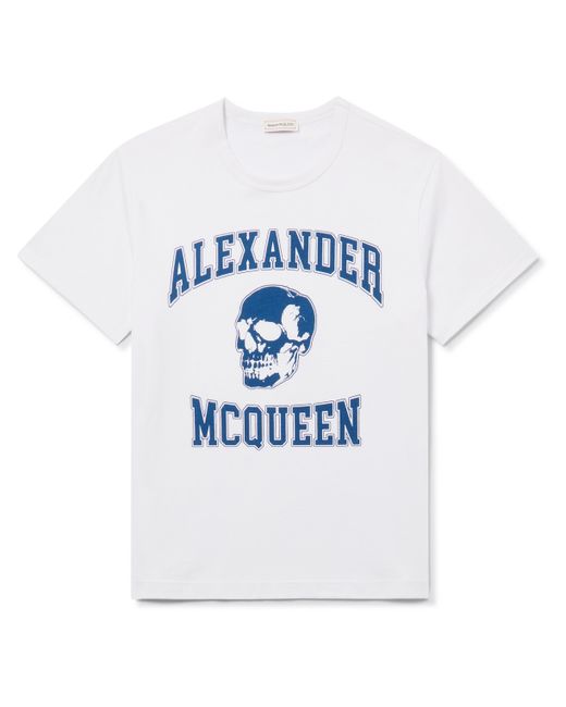 Alexander McQueen Slim-Fit Printed Cotton-Jersey T-Shirt