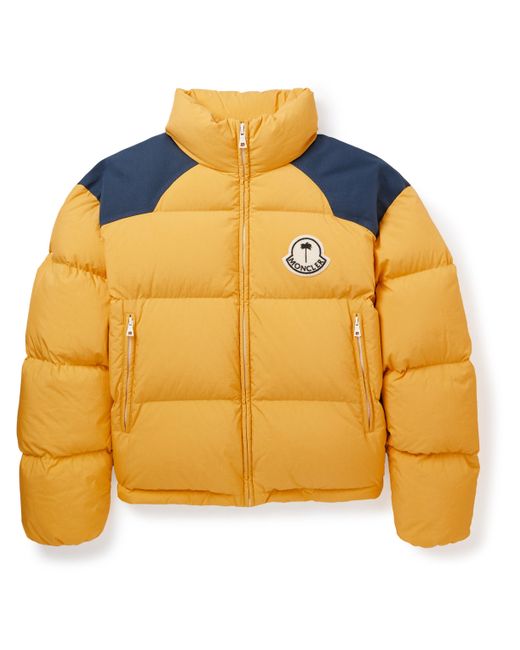 Moncler Genius Palm Angels Nevis Logo-Appliquéd Quilted Shell Down Jacket