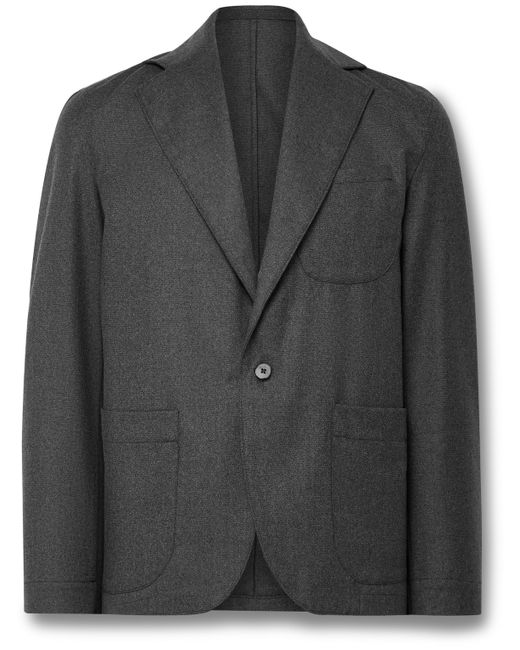 Stòffa Wool-Flannel Suit Jacket