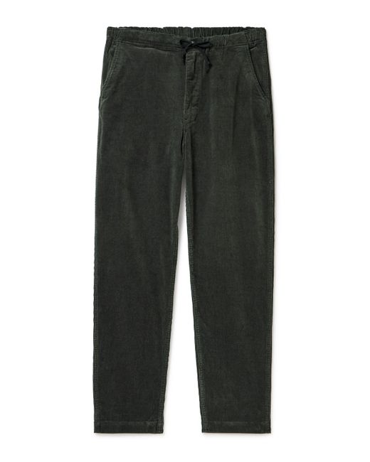 OrSlow New Yorker Straight-Leg Cotton-Blend Corduroy Drawstring Trousers