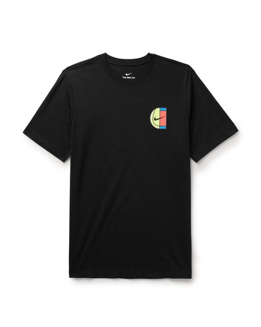 Nike Tennis Slim-Fit Logo-Print Cotton-Jersey Tennis T-Shirt
