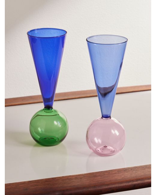 L'Atelier du Vin Bubbles Celebration Set of Two Champagne Glasses
