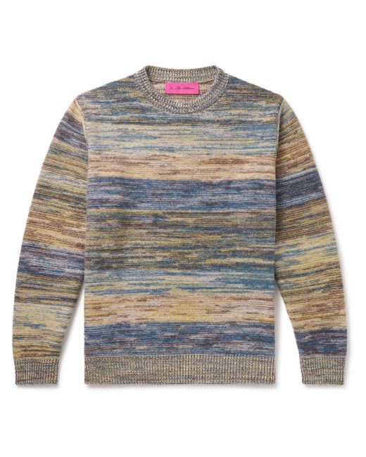 The Elder Statesman Space-Dyed Cashmere Sweater