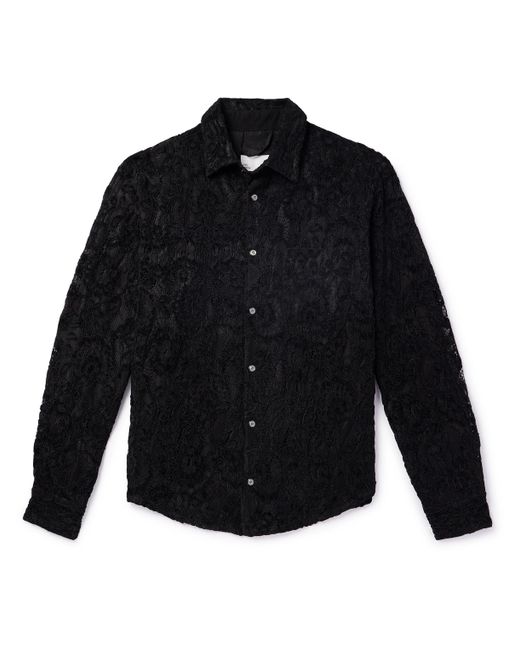 4Sdesigns Chenille and Corded Lace Shirt