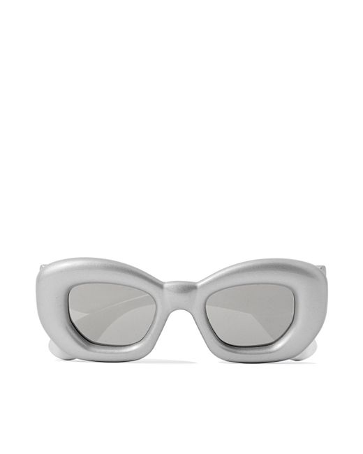 Loewe Inflated Square-Frame Acetate Sunglasses