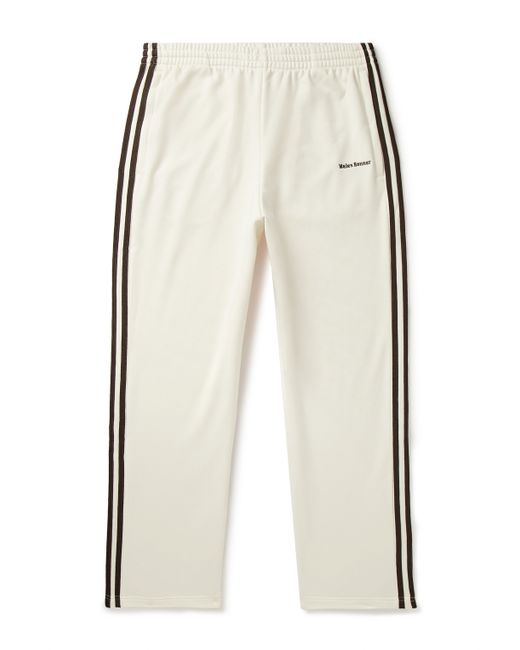 Adidas Consortium Wales Bonner Straight-Leg Crochet-Trimmed Cotton-Blend Jersey Track Pants