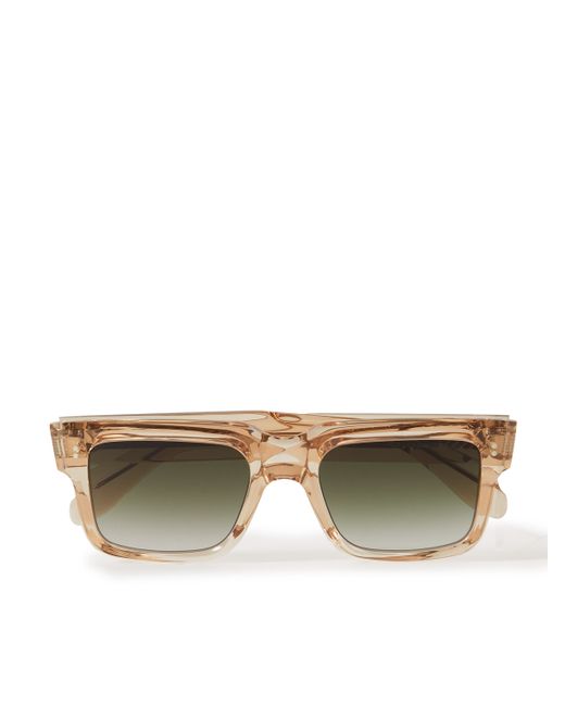 Cutler & Gross Sand Crystal D-Frame Acetate Sunglasses