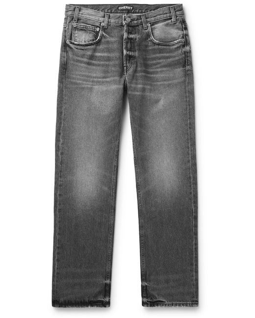 Cherry Los Angeles Straight-Leg Distressed Jeans UK/US 28