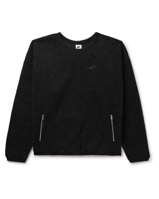 Nike Club Logo-Embroidered Fleece Sweatshirt
