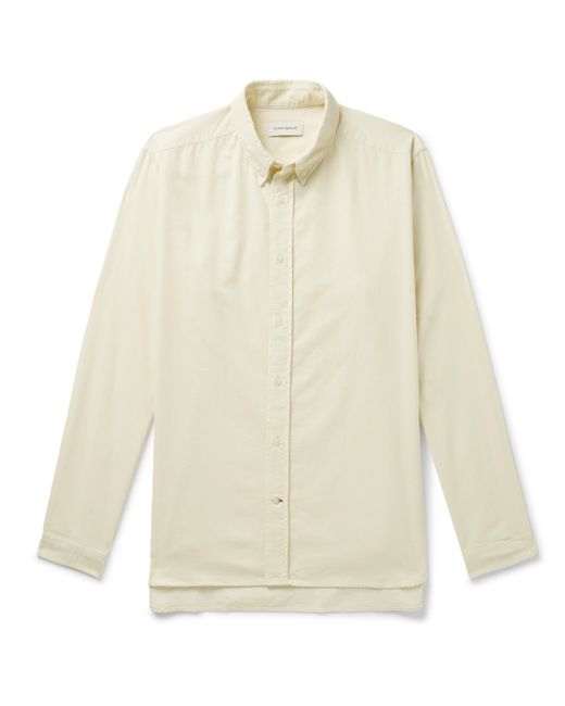 Oliver Spencer Brook Button-Down Collar Cotton-Corduroy Shirt UK/US 15