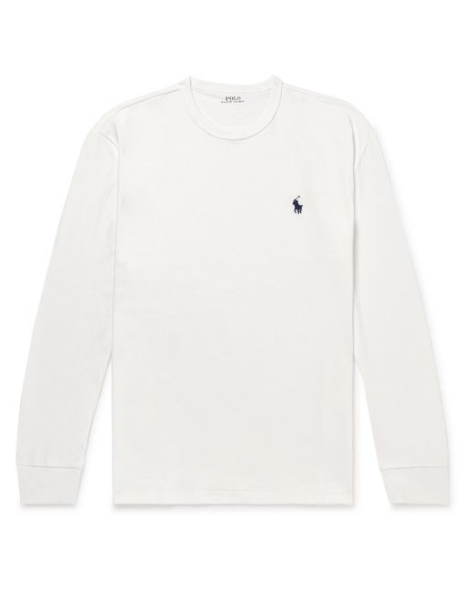 Polo Ralph Lauren Logo-Embroidered Cotton-Jersey T-Shirt