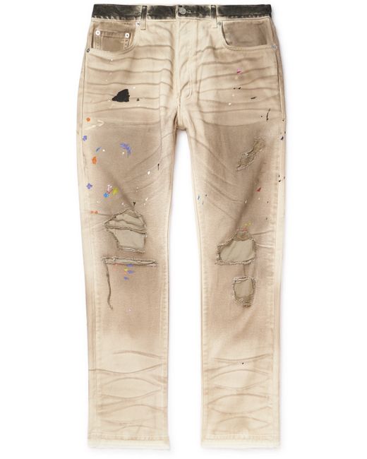 Gallery Dept. Gallery Dept. Hollywood BLV 5001 Straight-Leg Paint-Splattered Distressed Jeans UK/US 28