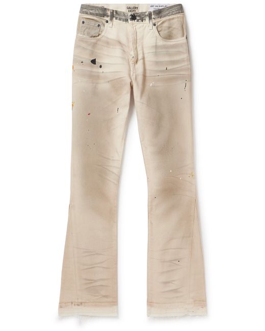 Gallery Dept. Gallery Dept. Hollywood Flared Distressed Paint-Splattered Jeans UK/US 30