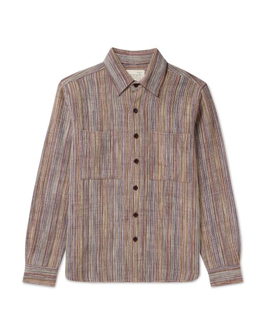 Kardo Alok Striped Cotton Overshirt