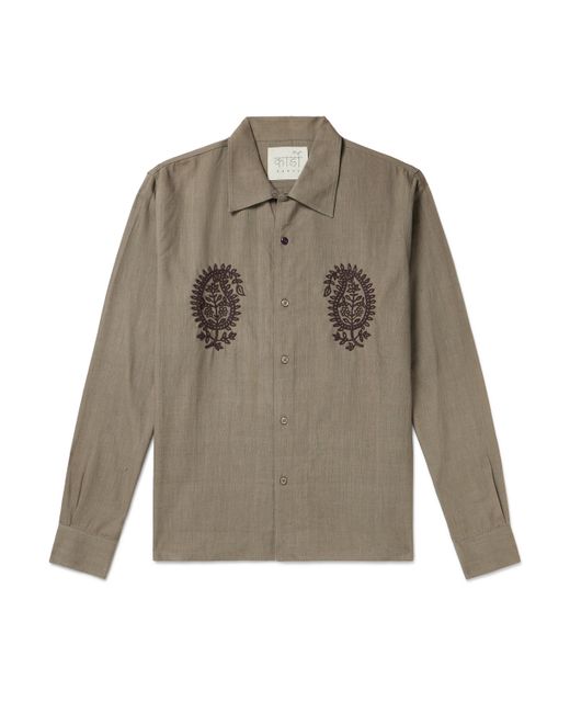 Kardo Chintan Embroidered Cotton Shirt