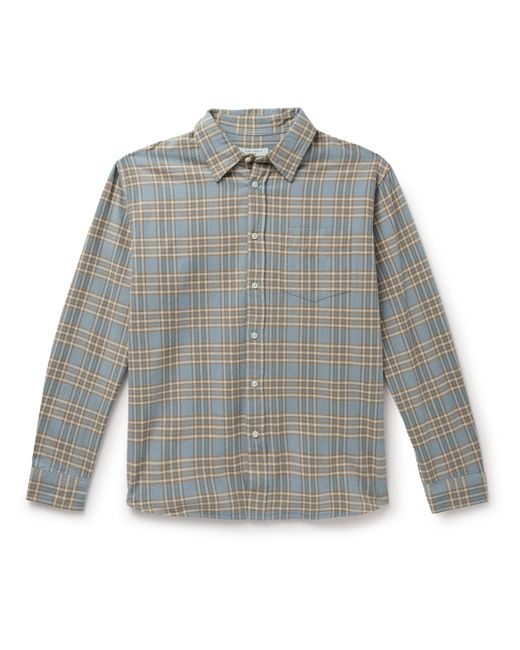 Nudie Jeans Filip Prairie Checked Organic Cotton-Flannel Shirt