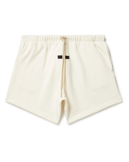 Fear of God ESSENTIALS Logo-Appliquéd Cotton-Blend Jersey Drawstring Shorts