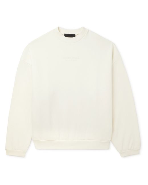 Fear of God ESSENTIALS Logo-Appliquéd Cotton-Blend Jersey Sweatshirt