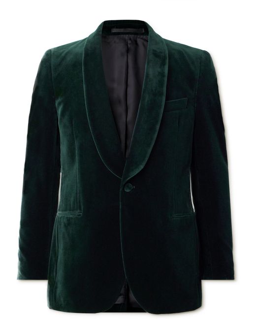 Mr P. Mr P. Cotton-Blend Velvet Tuxedo Jacket