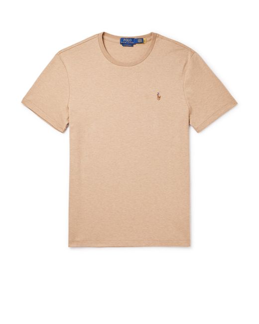 Polo Ralph Lauren Slim-Fit Logo-Embroidered Cotton-Jersey T-Shirt