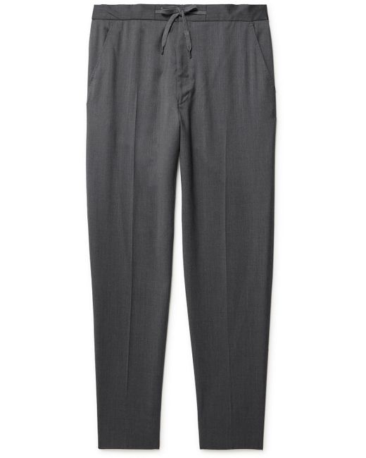 Mr P. Mr P. Tapered Wool Drawstring Trousers