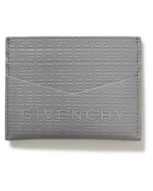 Givenchy Appliquéd Logo-Embossed Leather Cardholder