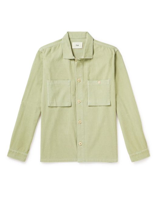 Folk Patch Cotton-Corduroy Shirt Jacket