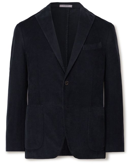 Boglioli Unstructured Stretch Cotton and Modal-Blend Corduroy Suit Jacket