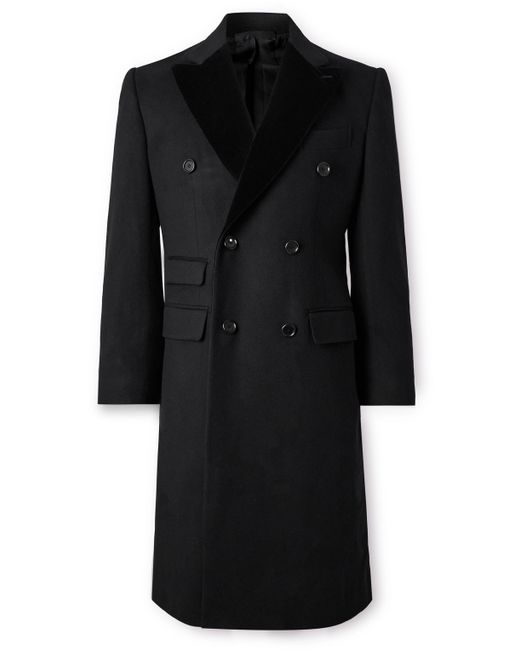 De Petrillo Double-Breasted Wool and Cashmere-Blend Coat