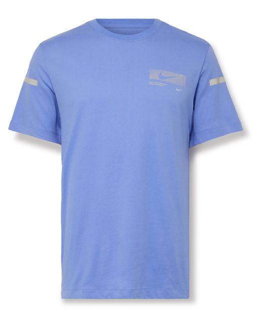 Nike Training Logo-Print Cotton-Blend Dri-FIT T-Shirt