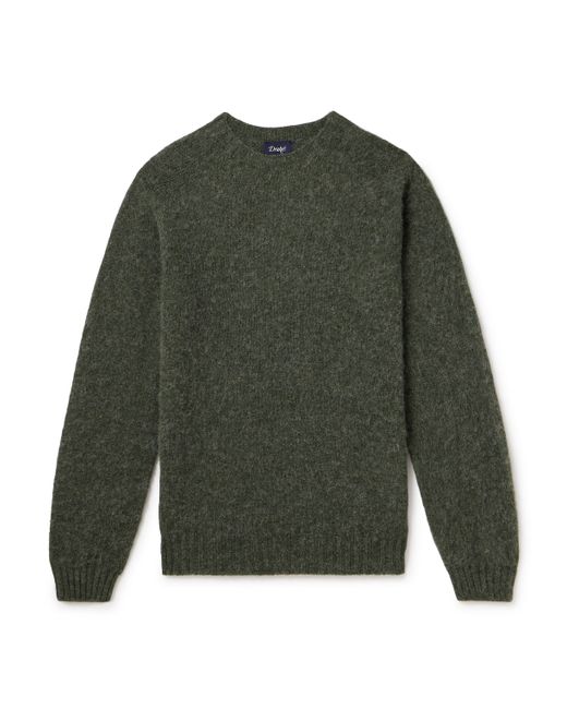 Drake's Brushed Shetland Wool Sweater
